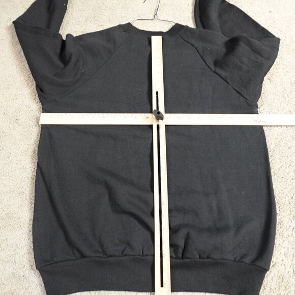 Vintage The Abbey Theater Sweatshirt Medium Black Raglan Screen Stars - Picture 4 of 6